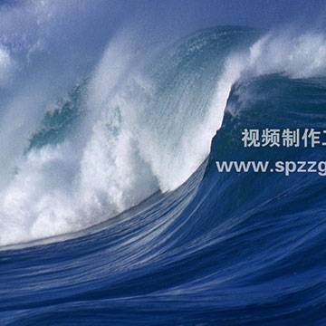 海洋海浪浪花巨浪冲击实拍素材15款